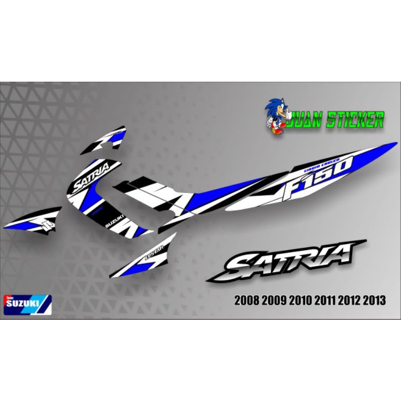 Striping Satria Fu / F Old Lama Barong 2008 2009 2010 2011 2012 2013 Variasi Sticker Motor Stiker