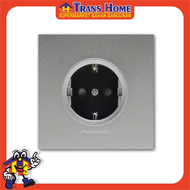 Panasonic Stop Kontak 1 Silver (PANASONIC)