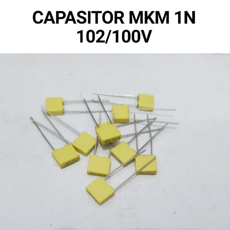 Capasitor MKM 1 nano 1n capasitor 102 100volt