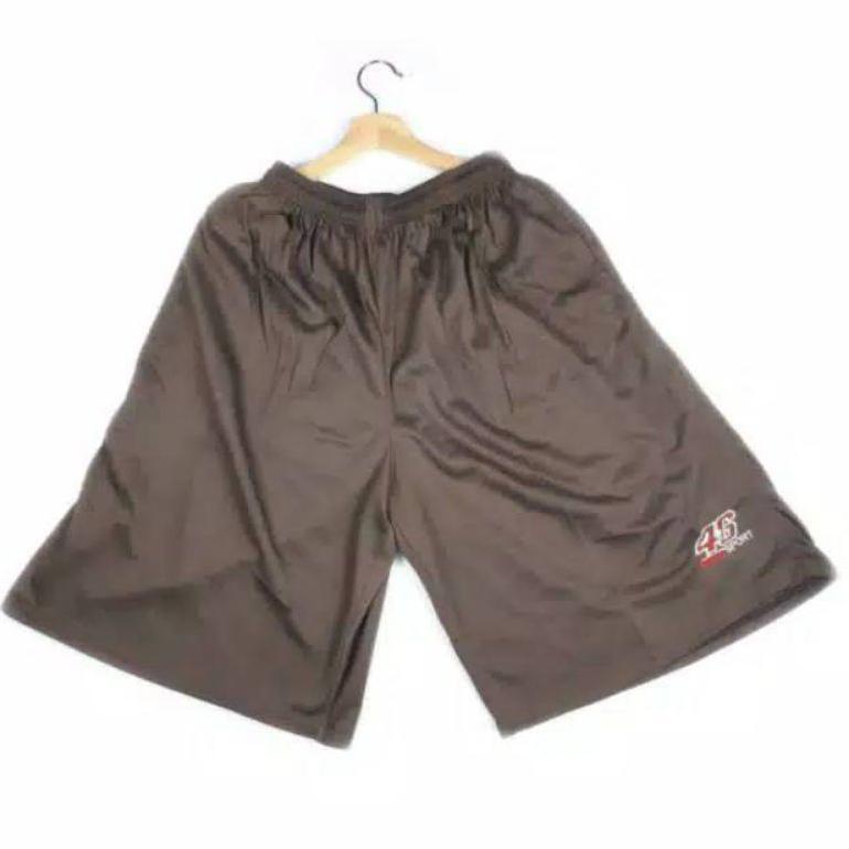 Celana Pendek Santai Pria Super Jumbo Big Size Bahan Kaos Katun Pe