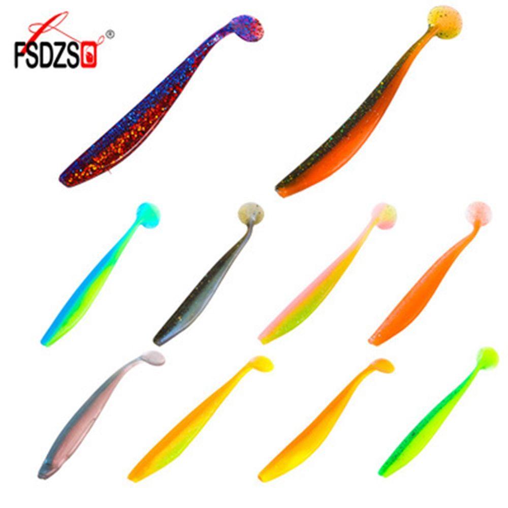 TOP 4pcs/lot Umpan Cacing Pancing Tahan Lama Warna Ganda 14cm 16cm 6g 13g Berenang Capuchin Maggot