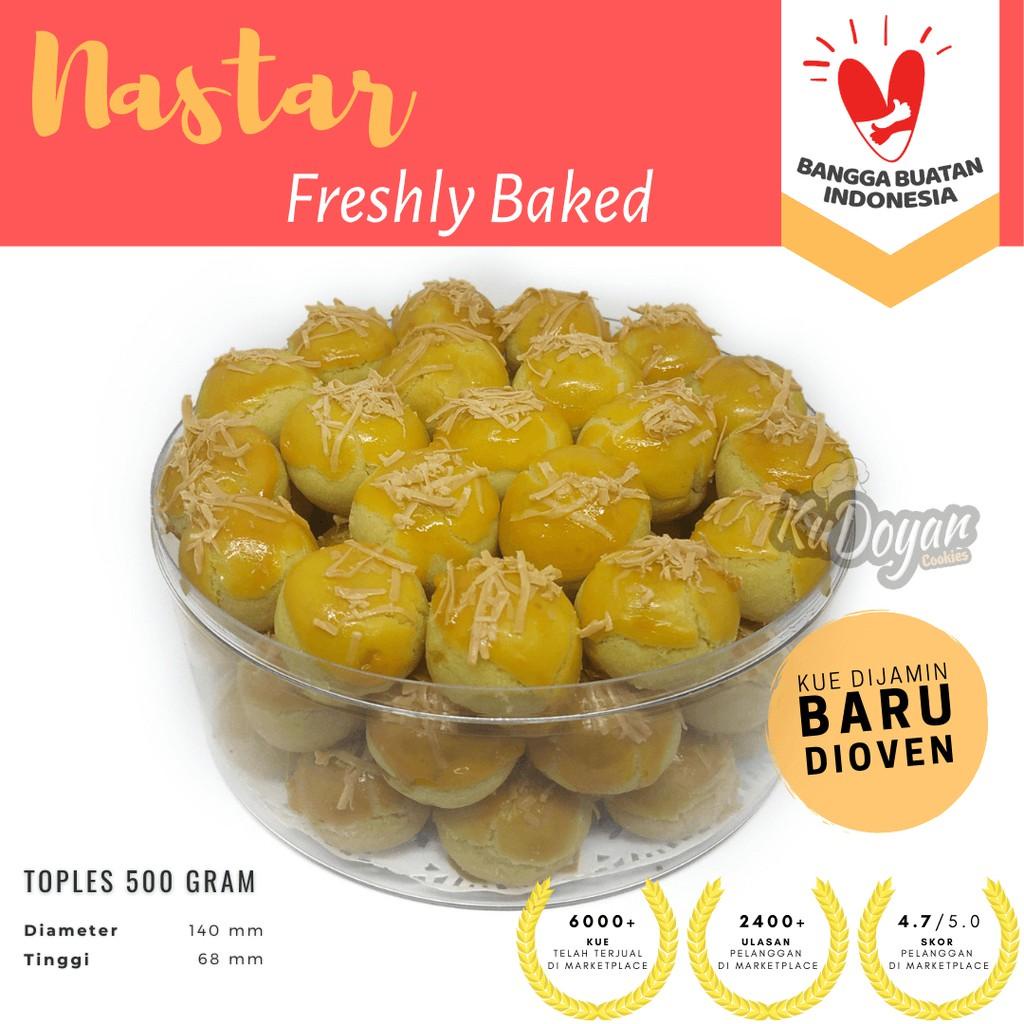 

Kue Nastar Nanas Wisman Keju Edam Home-made 500 gram Kudoyan Ori dan Paling Laris