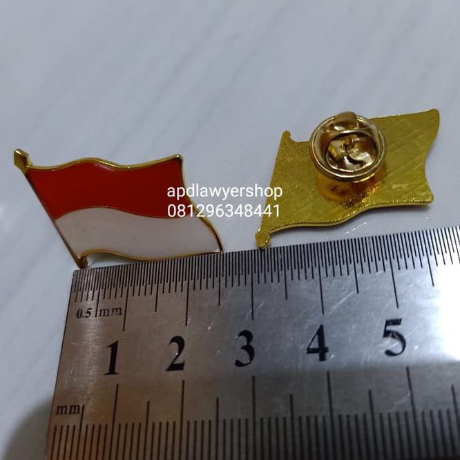 Jual Pin Bendera Untuk 17an Merah Putih Indonesia Berkibar 2 5cm Paku