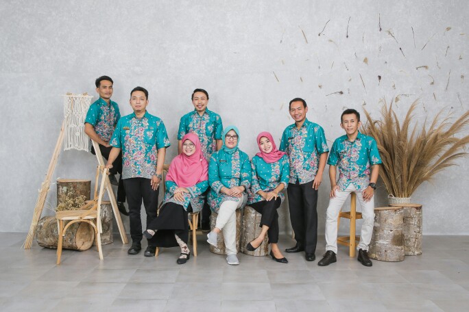 M-l-xl-xxl Batik Tunik Wanita Asj Sa Hrb026 Kenongo Pekalongan Sogan Tulis Batik Kerja Wanita Jumbo