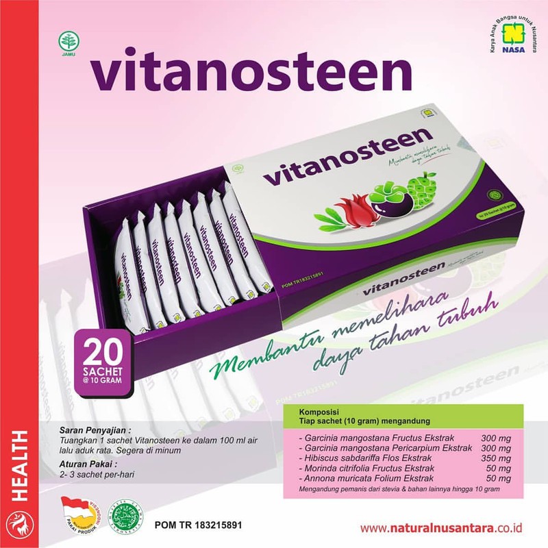 

VITANOSTEEN - Minuman Herbal Kesehatan Seluruh Tubuh