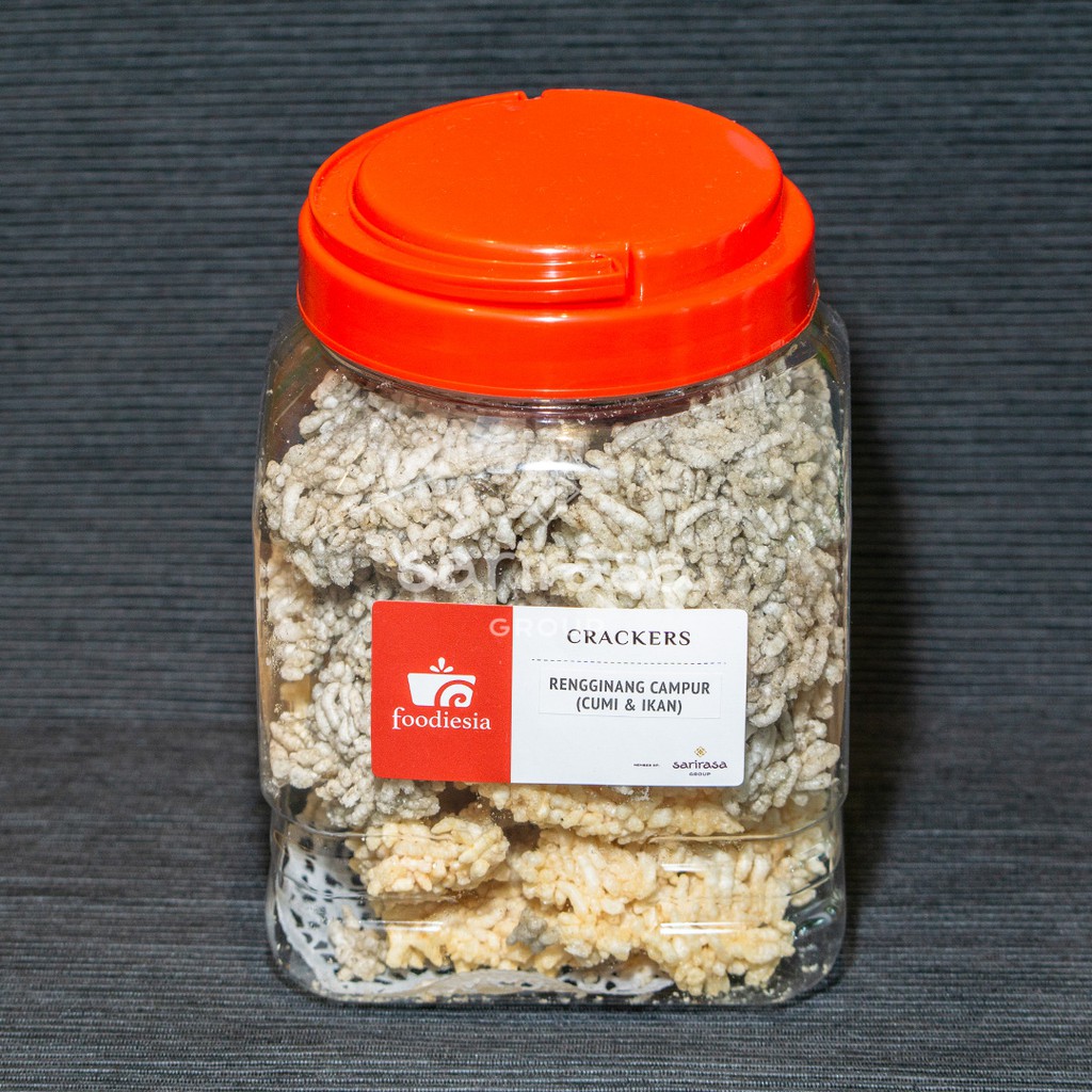 

Sarirasa - Foodiesia Rengginang Campur (Cumi & Ikan) Kemasan Toples 200 gram