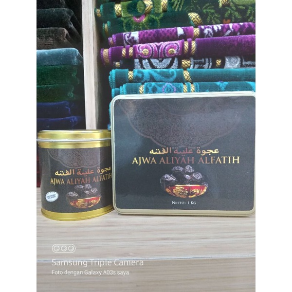 

Kurma Ajwa Aliyah 1kg / Kurma Ajwa Kaleng