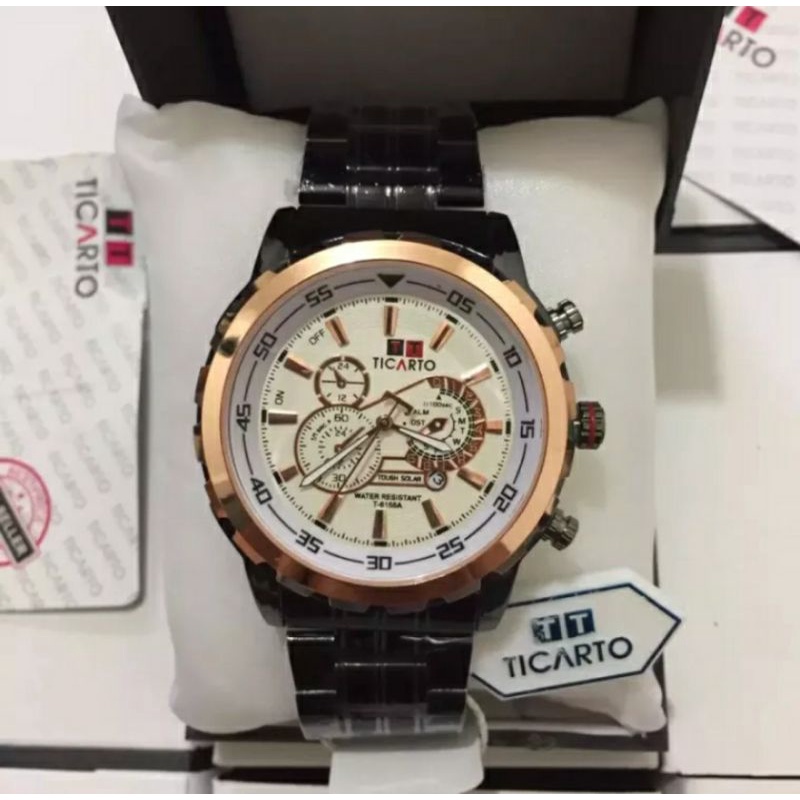 JAM TANGAN PRIA TICARTO RANTAI