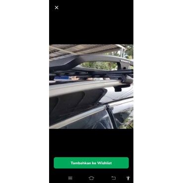 roof rack bagasi atas mobil toyota all new fortuner jepit roof rail rack model hummer