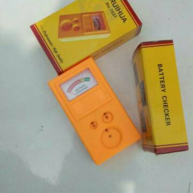 Alat tester batre checker batrs batre kancing