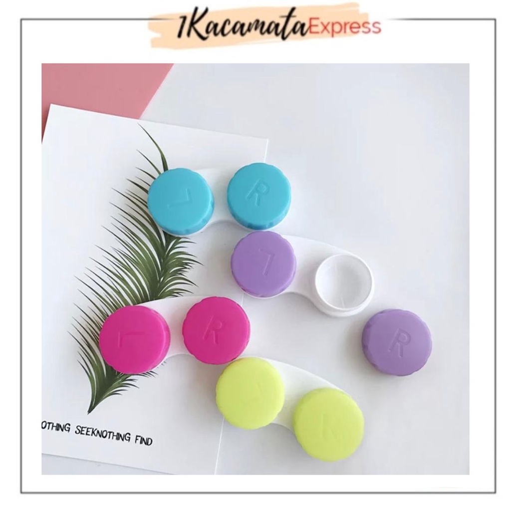 Tempat softlens case mini bunga