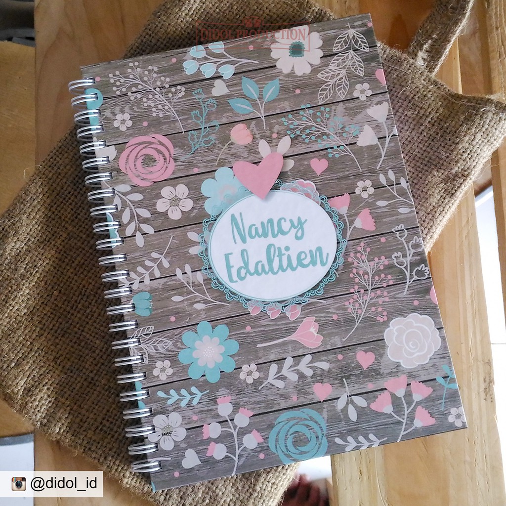 

Notebook A5 Flower Vintage (Notebook Custom)