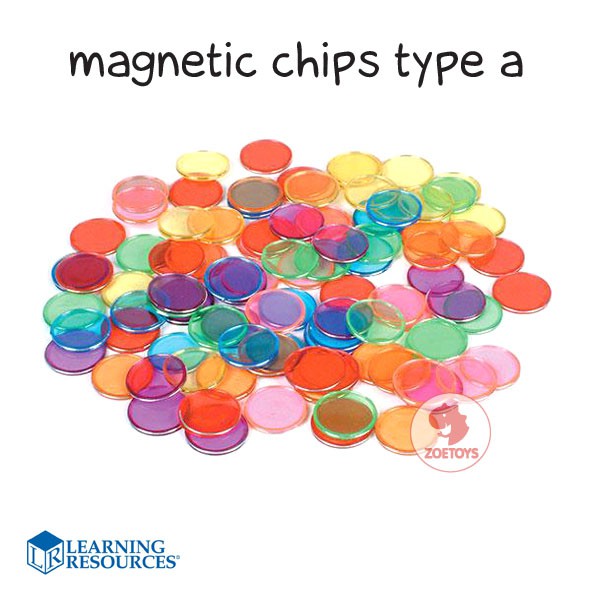 Zoetoys Learning Resources / Magnetic Chip A B C D | Mainan anak | Edutoys