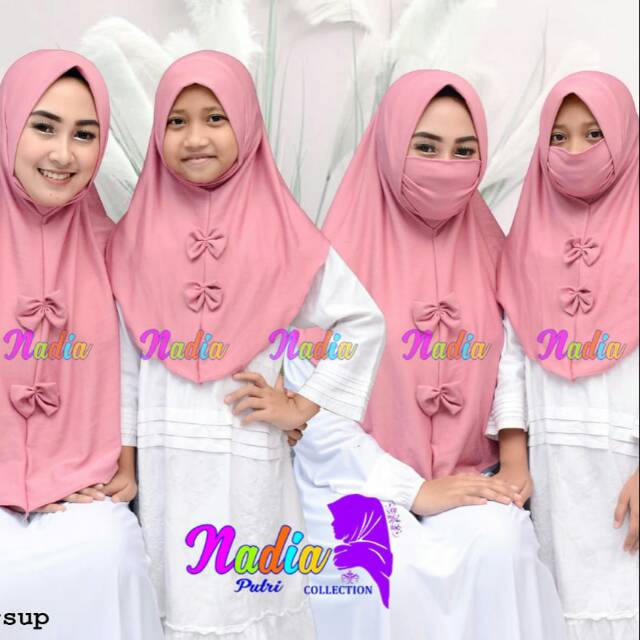 Hijab niqob couple / hijab niqob instan