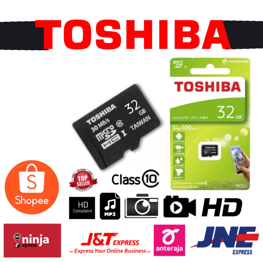 memory toshiba 32gb Memory Card HP - Kartu Memori 32GB - Memori Card Toshiba - MMC Micro SD Card 32 GB