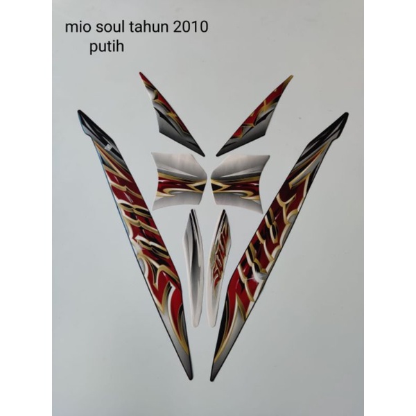 STRIPING MIO SOUL 2010 PUTIH