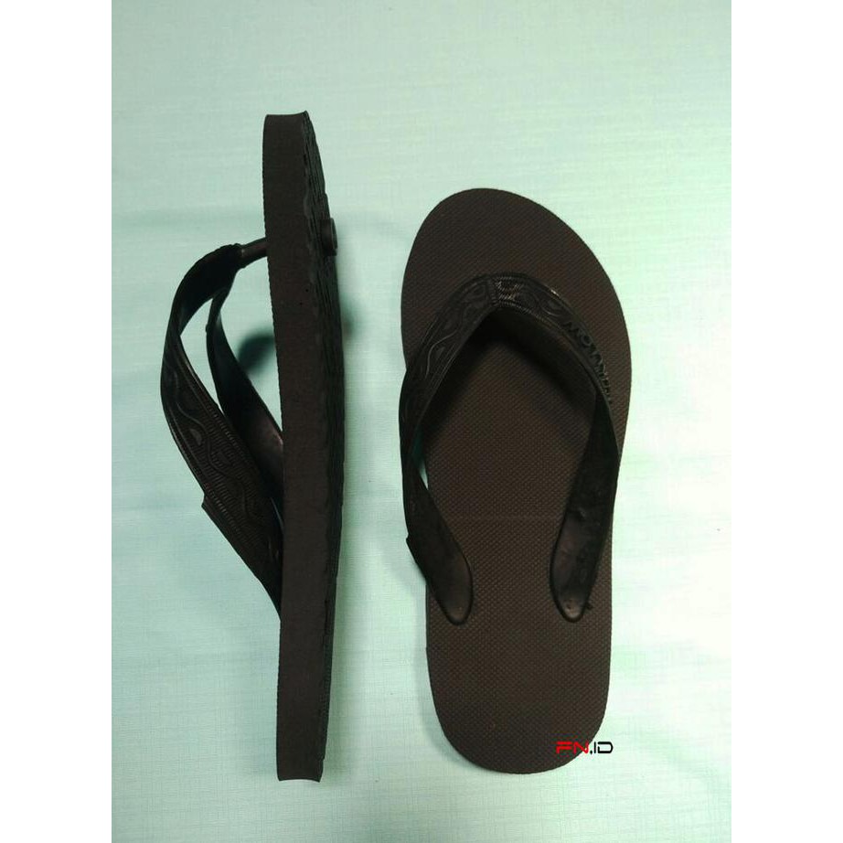 PROMO SANDAL JEPIT SUN SWALLOW HITAM POLOS TERLENGKAP