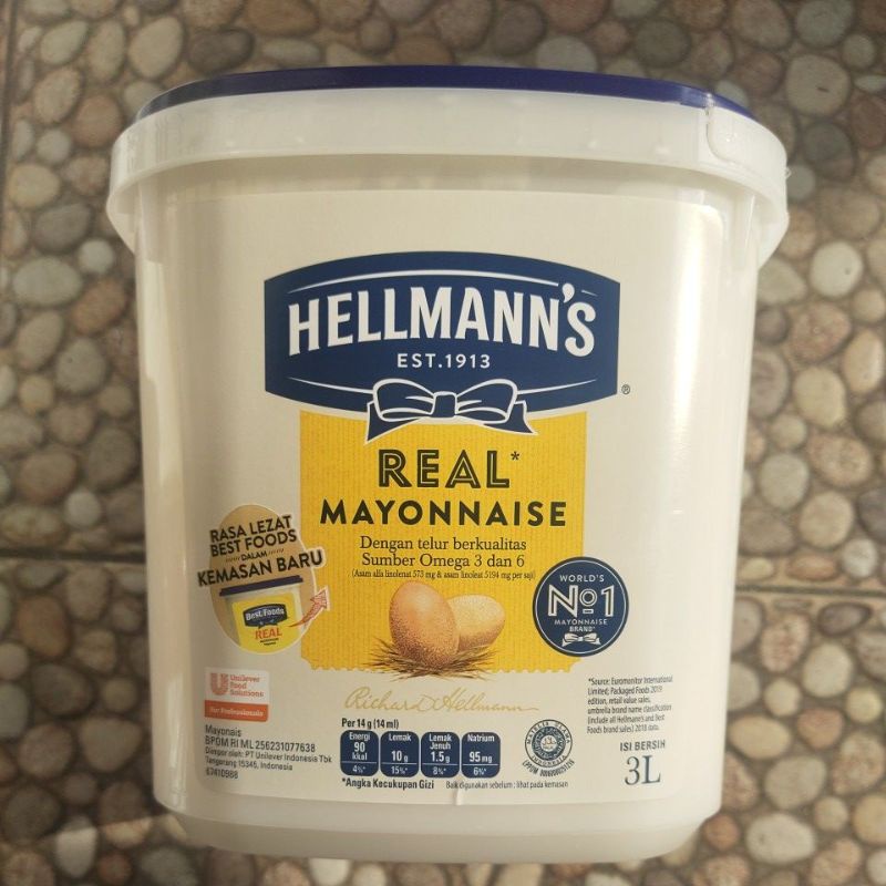 

HELLMANNS REAL MAYONNAISE 3LITER