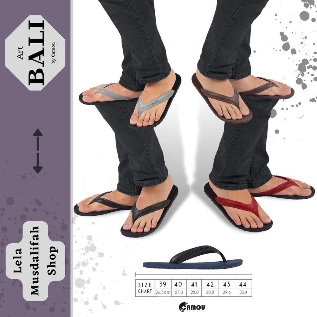 CAMOU - Sandal Pria - Sandal Camou Pria - BALI Collection Original