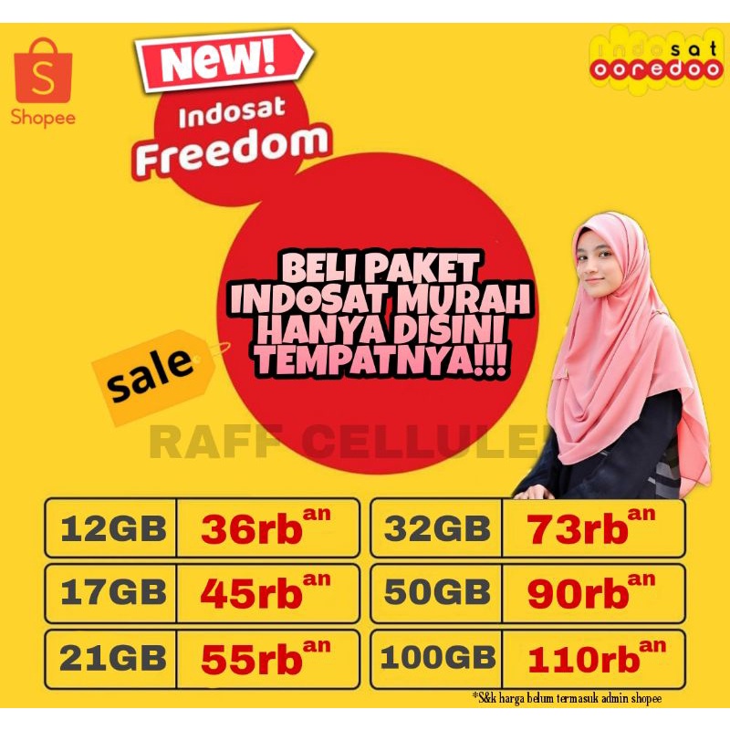 (PROMO) PROSES CEPAT PAKET DATA KUOTA INDOSAT MURAH UNLIMITED FULL 300GB 150GB || 100GB || 50GB || 4