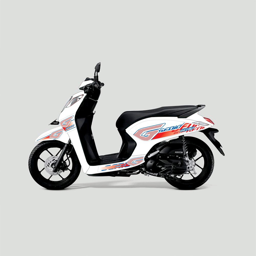 Unik Sticker Striping Decal Custom Motor Honda Genio Limited Unik Sticker Striping Decal Custom Motor Honda Genio Limited