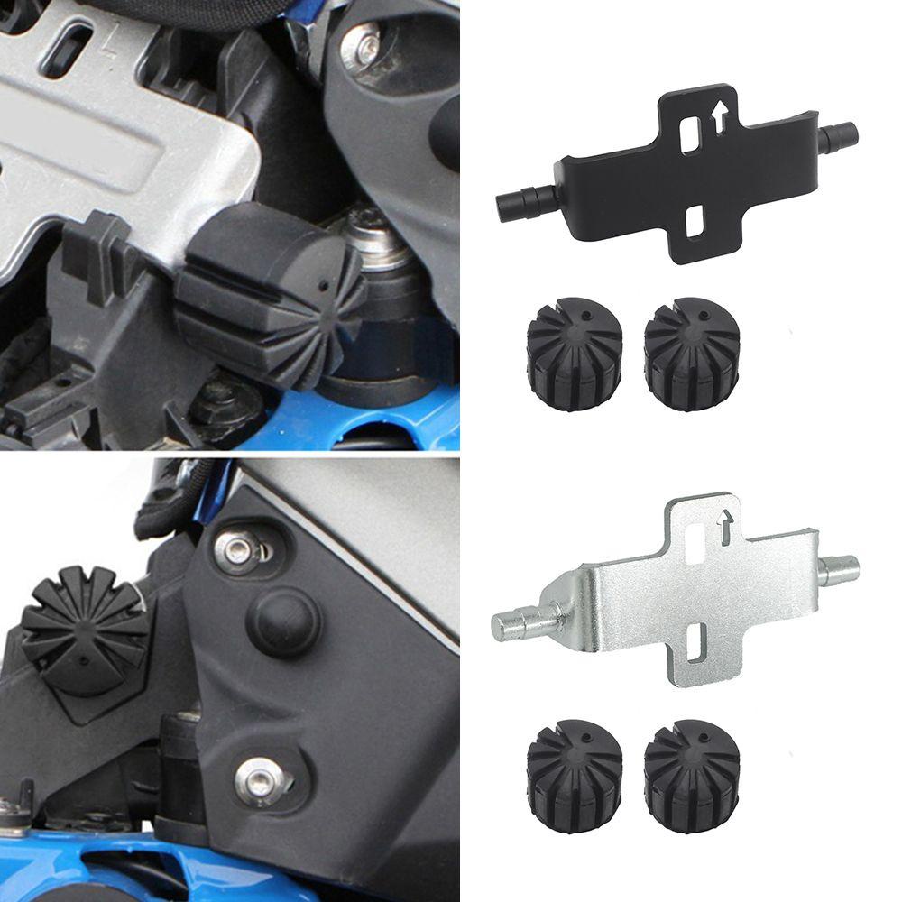 Populer 2pcs Dudukan Bracket Bawah Kursi Penyangga Angkat Kursi Penyangga Batang Struts Lengan Untuk R1200GS LC 2013-2018