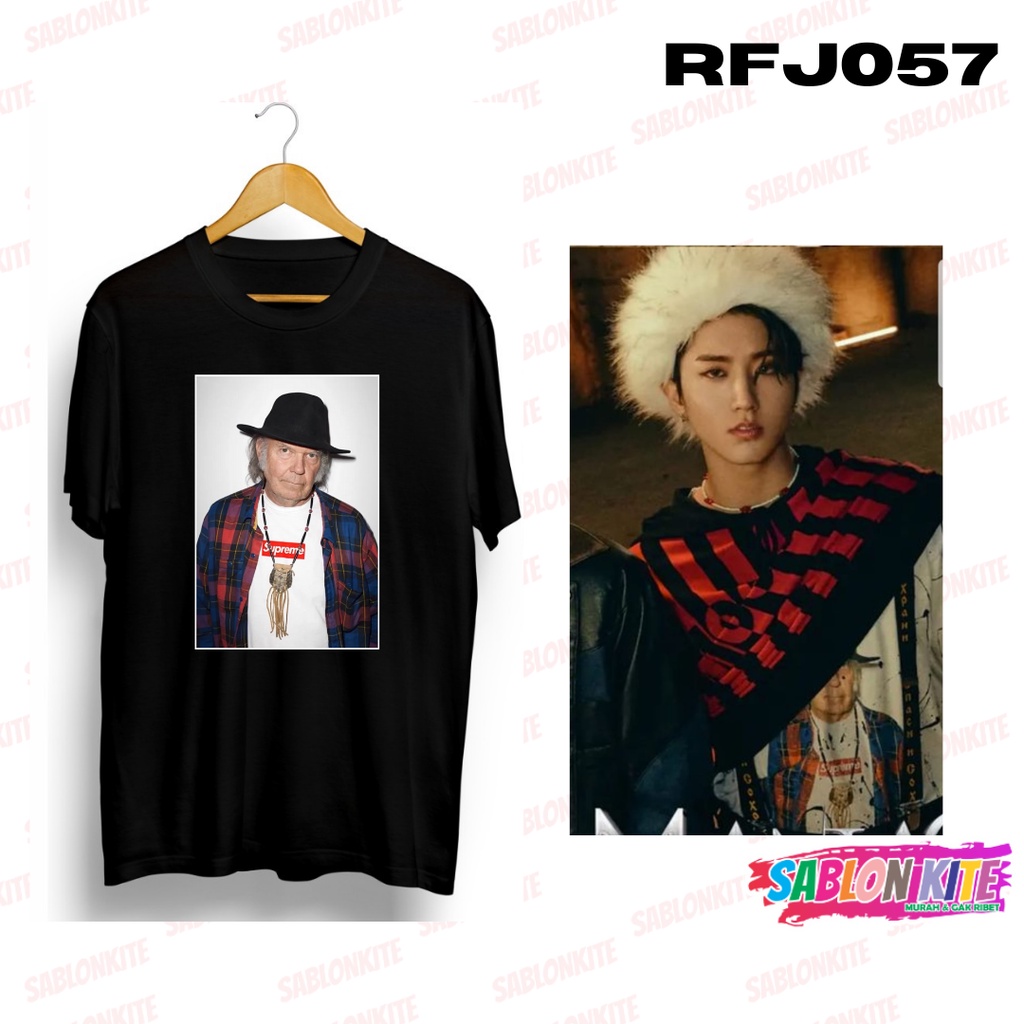 MURAH!!! KAOS STRAYKIDS HAN JISUNG MANIAC SUPEM RFJ057 COMBED 30S