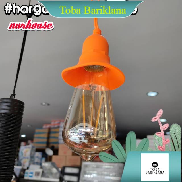 fiting lampu gantung karet lampu gantung retro klasik