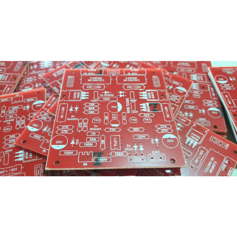 Pcb Merah Socl 506 Super Loww