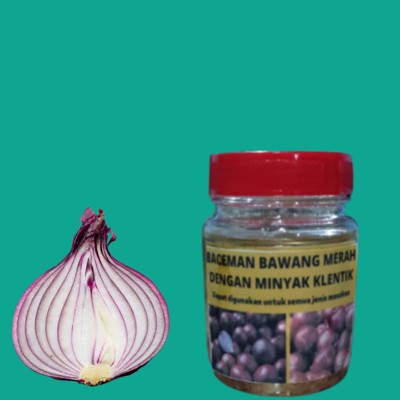 

baceman bawang merah dengan minyak Klentik gurih dan harum memasak tanpa MSG lebih mudah dan praktis