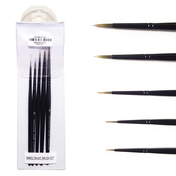 

Arte Manglon Watercolor Brush Set / Kuas Cat Air