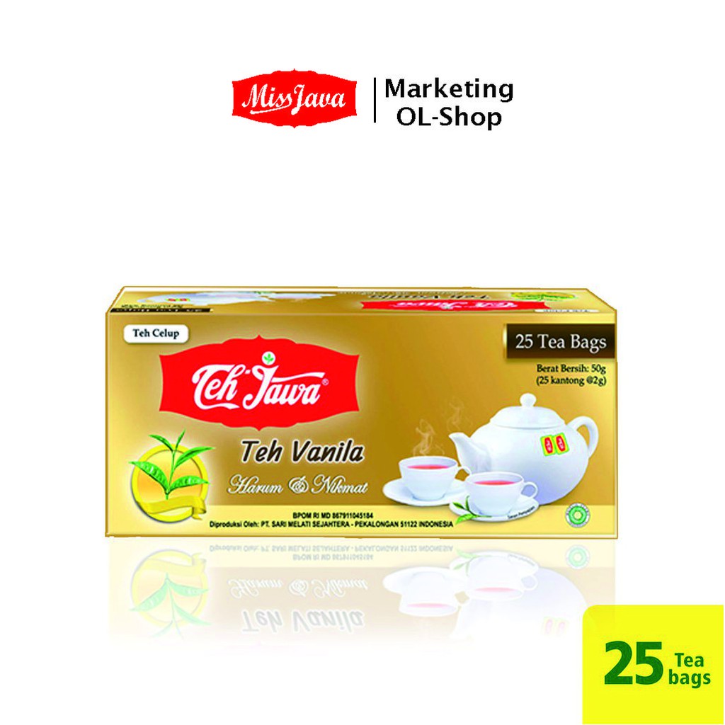 

Teh Jawa Vanila Tea/Teh Vanila Celup Isi 25