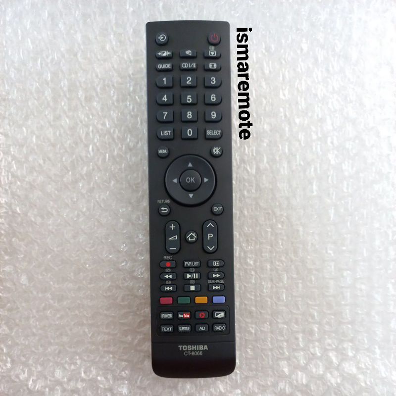 REMOT REMOTE TOSHIBA SMART TV LED LCD CT-8068 ORIGINAL