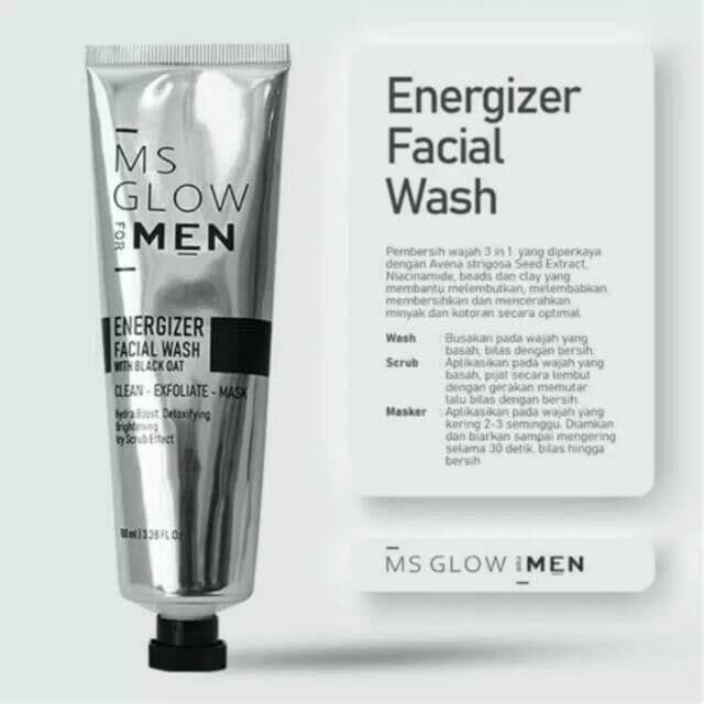 Sabun Cuci Muka Pria | MS GLOW FOR MEN - FACIAL WASH