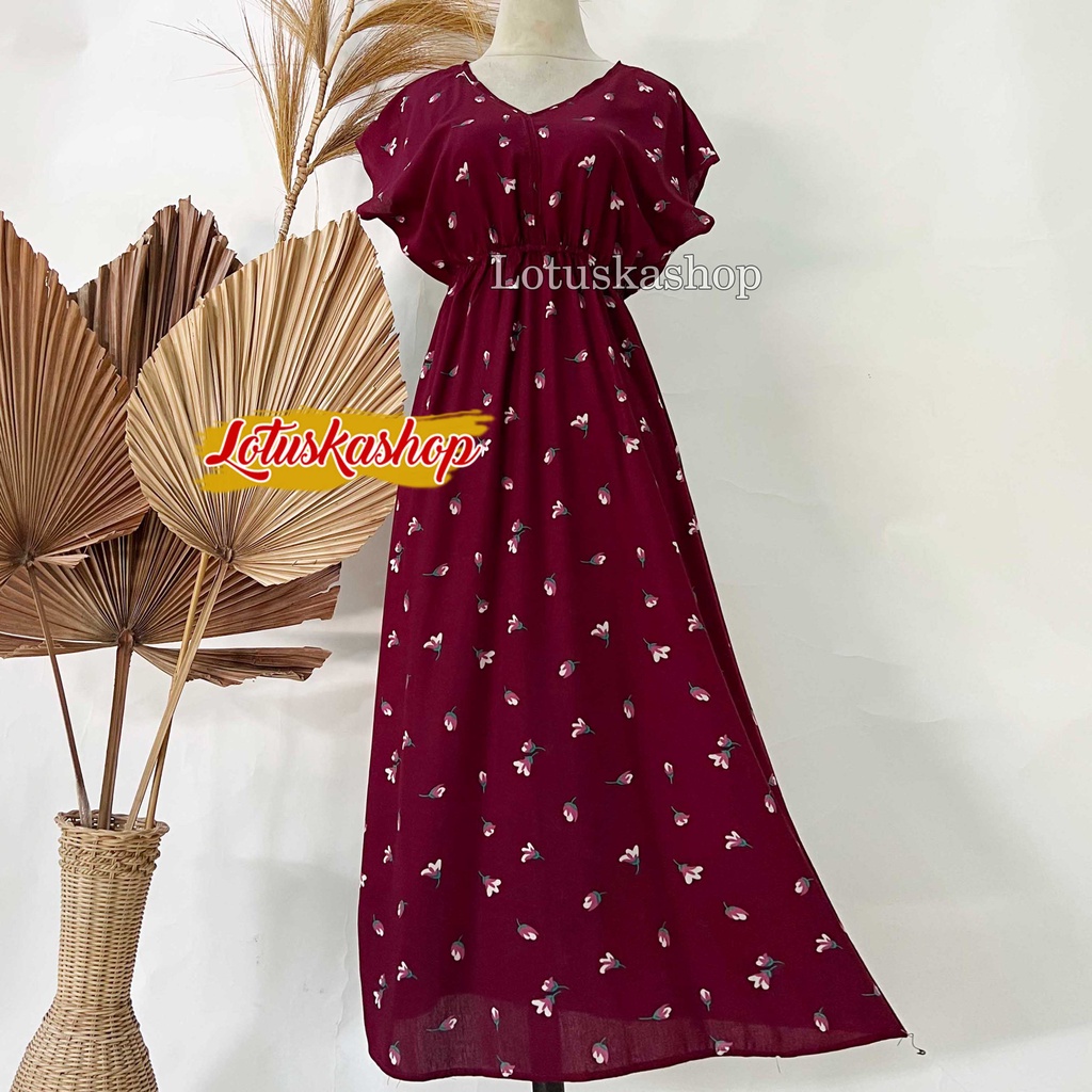 Dress Manohara Bali Panjang Mawar-Renata Maron