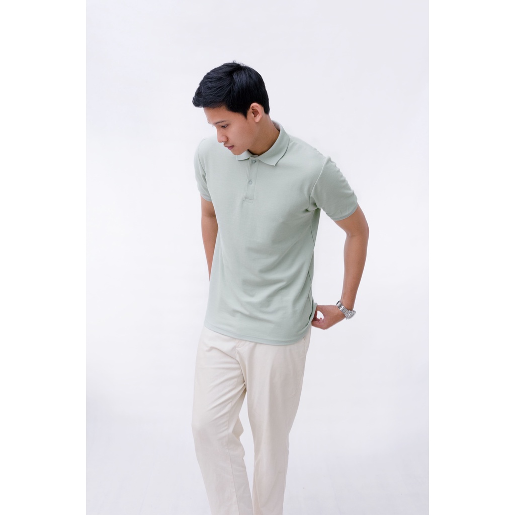 AKITA POLO SHIRT - Kaos Polo Pria in Mint Green