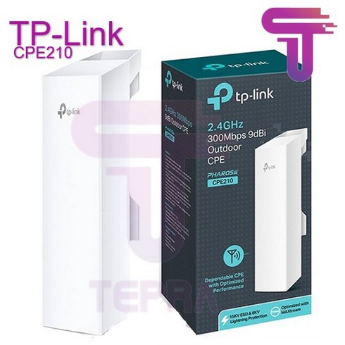 TP-LINK CPE210 2.4GHz 300Mbps 9dBi Outdoor CPE