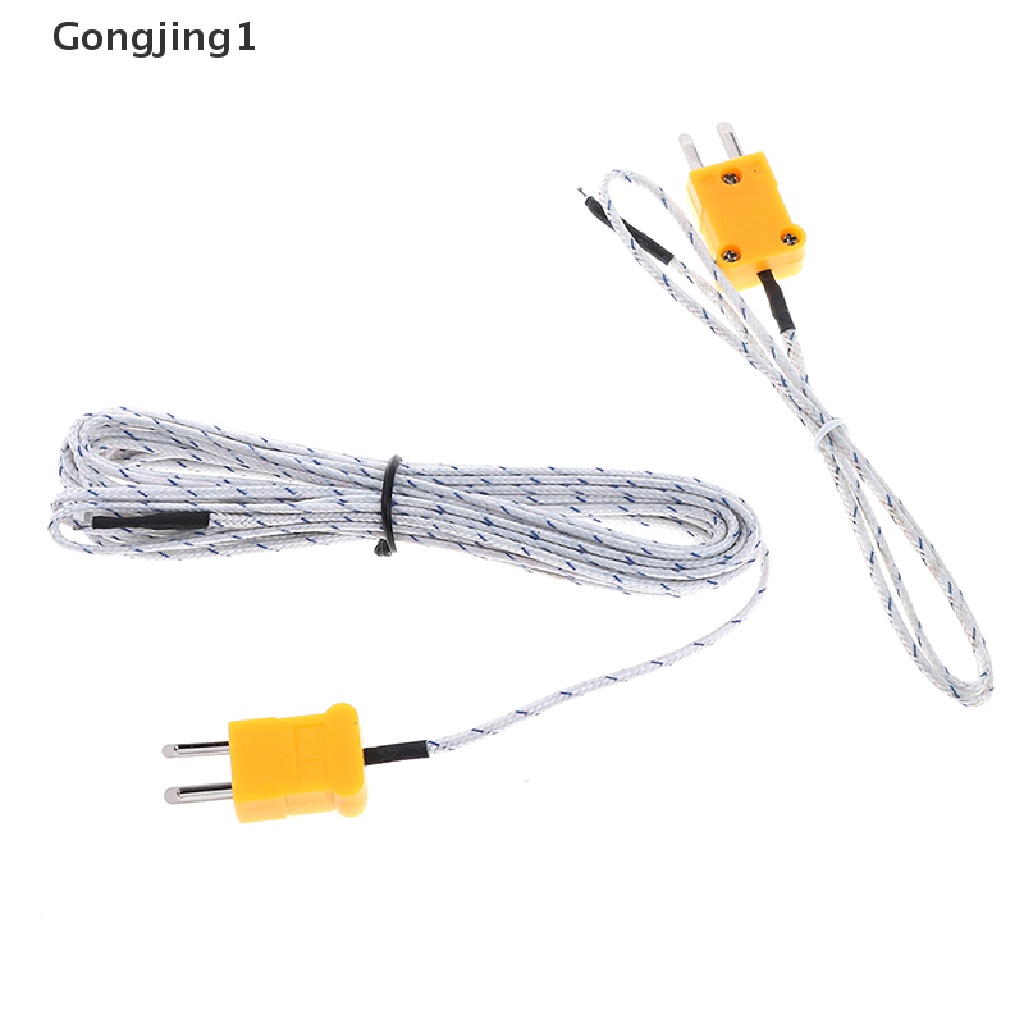 Gongjing1 1PC Kabel probe thermocouple Tipe K sensor Suhu 0.5 / 4m