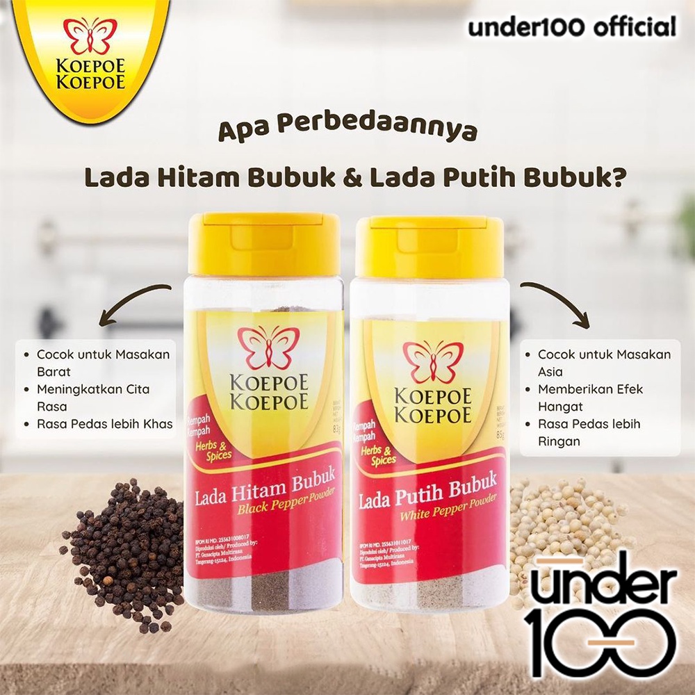 ❤ Under100 ❤ KOEPOE KOEPOE Bumbu Bubuk Lengkuas Cabe Ketumbar Cengkeh Biji Selasih Kunyit Pala Kayu Manis Jahe Kencur Ngo Hiang Jinten Kari Gulai Bawang Putih Lada Hitam