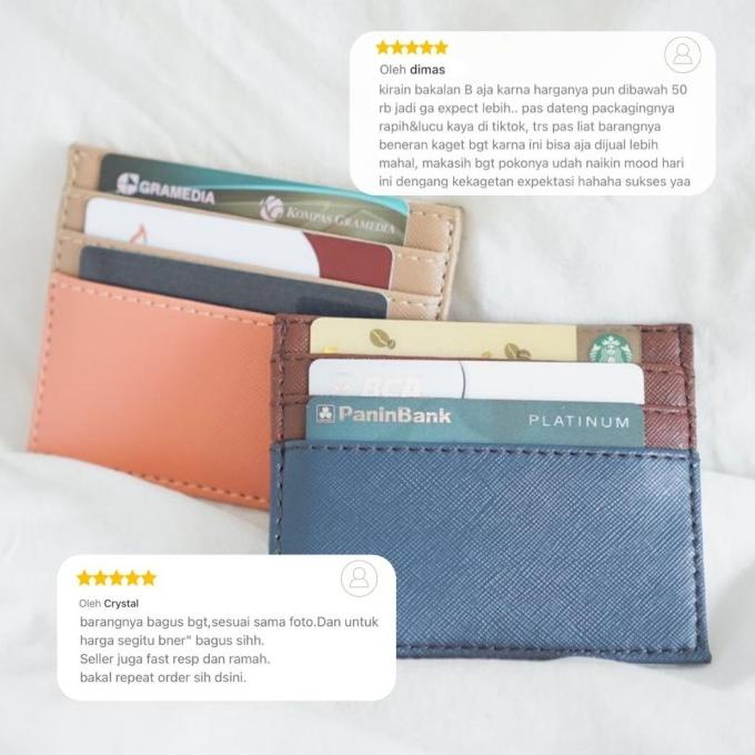 

OPEN RESSELER Two Tone card Holder
