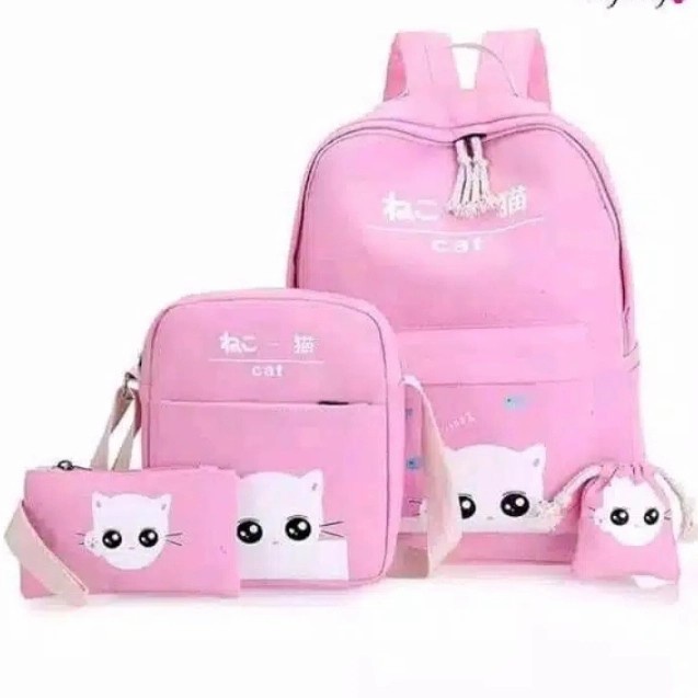 Tas Anak Sekolah Simple Sd Dan Tk Ransel Anak Davina Fkt 1982 FG999 Iguana Bag Shop/Kucing /Tas/Se