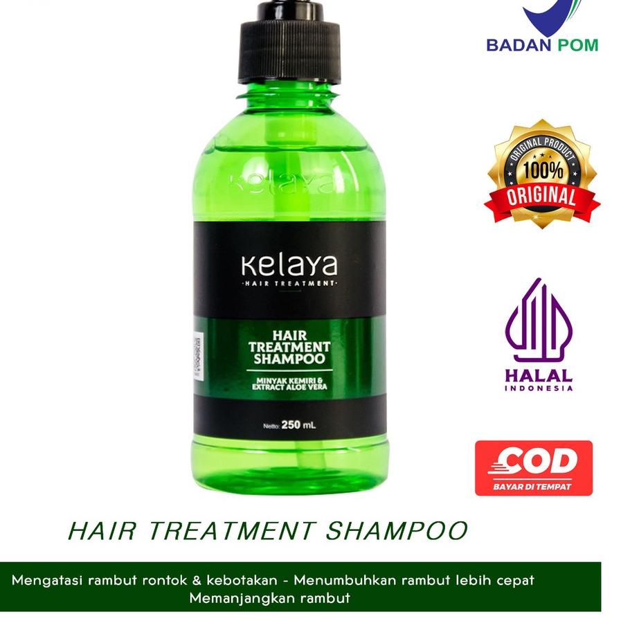 ✿ ( BONUS SISIR ) ORIGINAL!!!-SHAMPO KELAYA HAIR TREATMENT Kelaya Shampoo ORIGINAL Kelaya shampoo sh