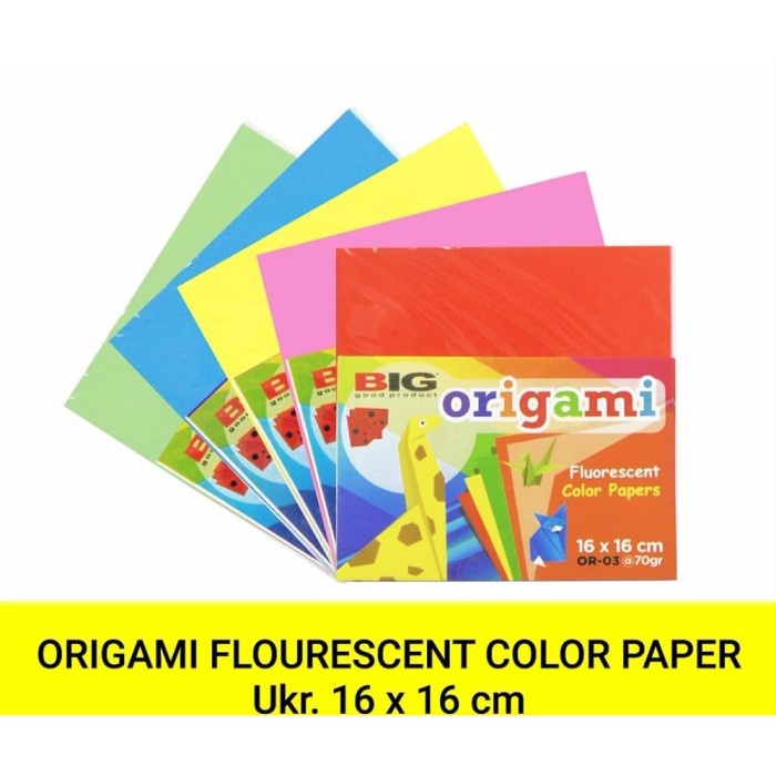 

Kertas lipat origami ukuran 16 x 16