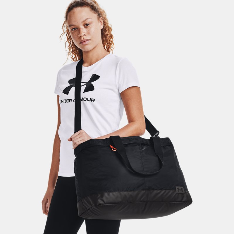 Under Armour Tas Selempang Wanita  UA Essentials Signature Tote Bag  - Black 1361228-001
