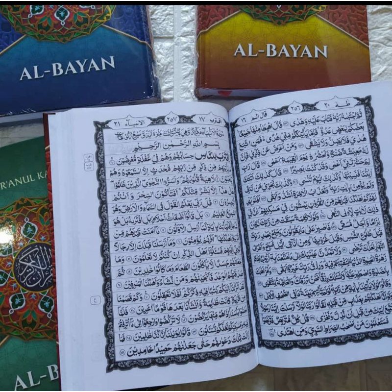 AL QURAN AL BAYAN BESAR KHAT BOMBAY OLEH-OLEH HAJI TERMURAH REGULER