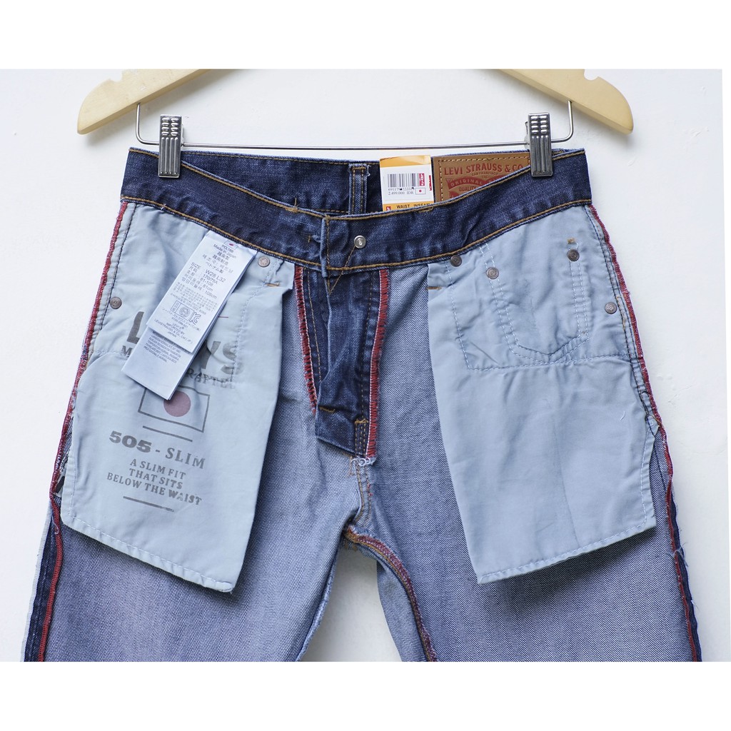 Levi's Grantex 505 Made in Japan | Jeans Pria | Blue Wash | 505GRJPN - 03