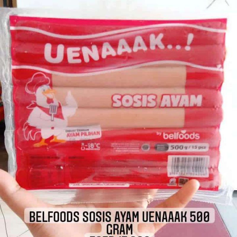 

Belfoods sosis ayam 500 gr - amira frozen food