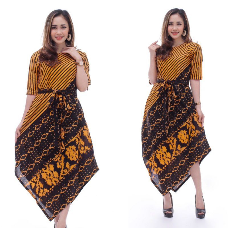 DRESS BATIK MOTIV SONGKET