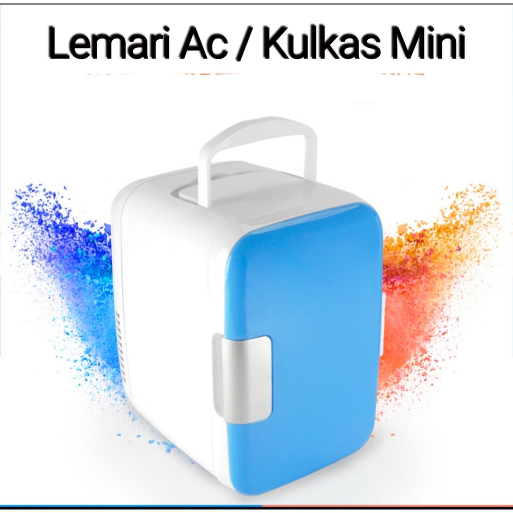 2in1 AC &amp; DC Gratis Adaptor / Kulkas Mini Portable Mobil 4L | 2 in 1 Car Refrigrator Cooler and Warmer / 2in 1Kulkas AC mobil Rumah