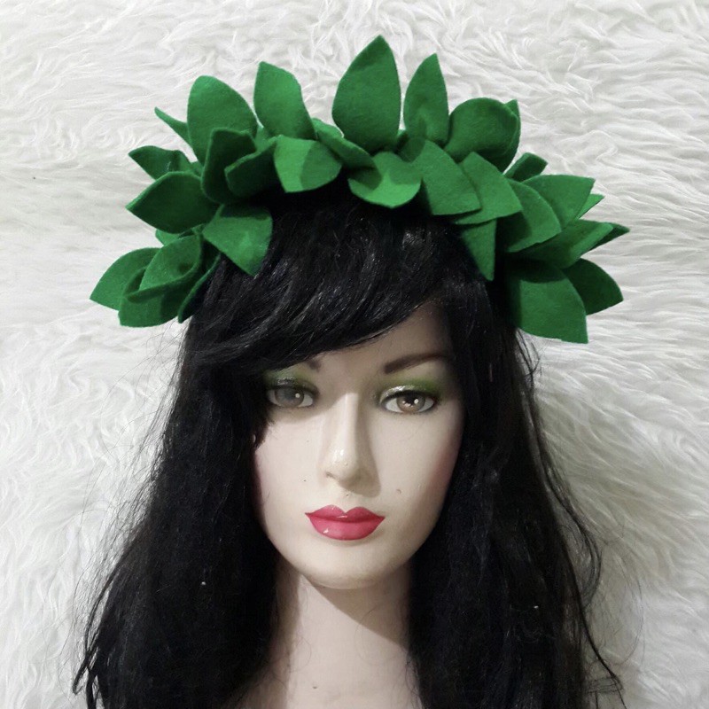 Kostum Lilo Hawaii Bando Karakter Lilo Stitch Kostum Tanaman Bunga Daun Bando Daun Leaf Flower Bando Lilo Cosplay Lilo